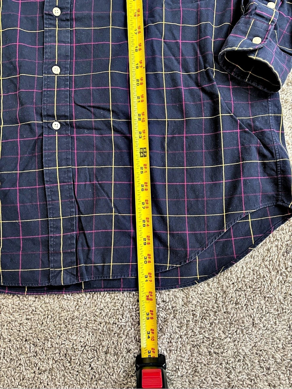 Ralph Lauren RLX Golf Plaid Cotton Shirt Size Large - Picture 5 of 6